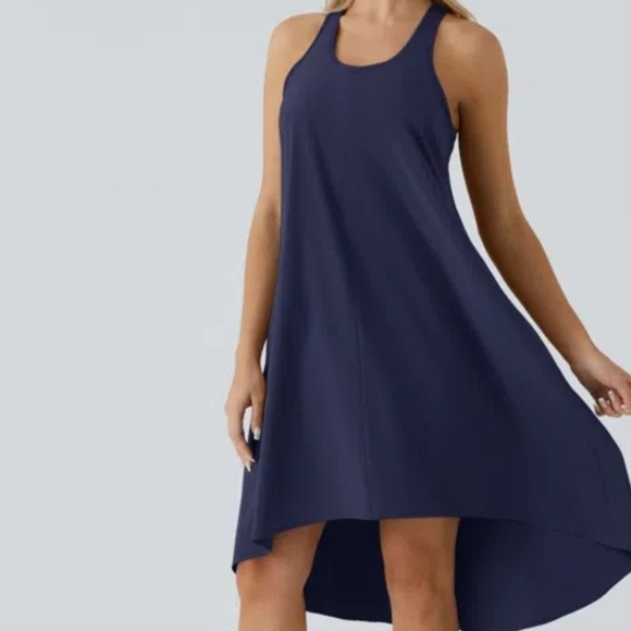 HALARA Dresses & Skirts - HALARA Navy High Low Dress